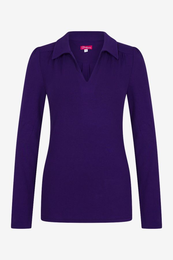 Shirt Nellie solid  purple